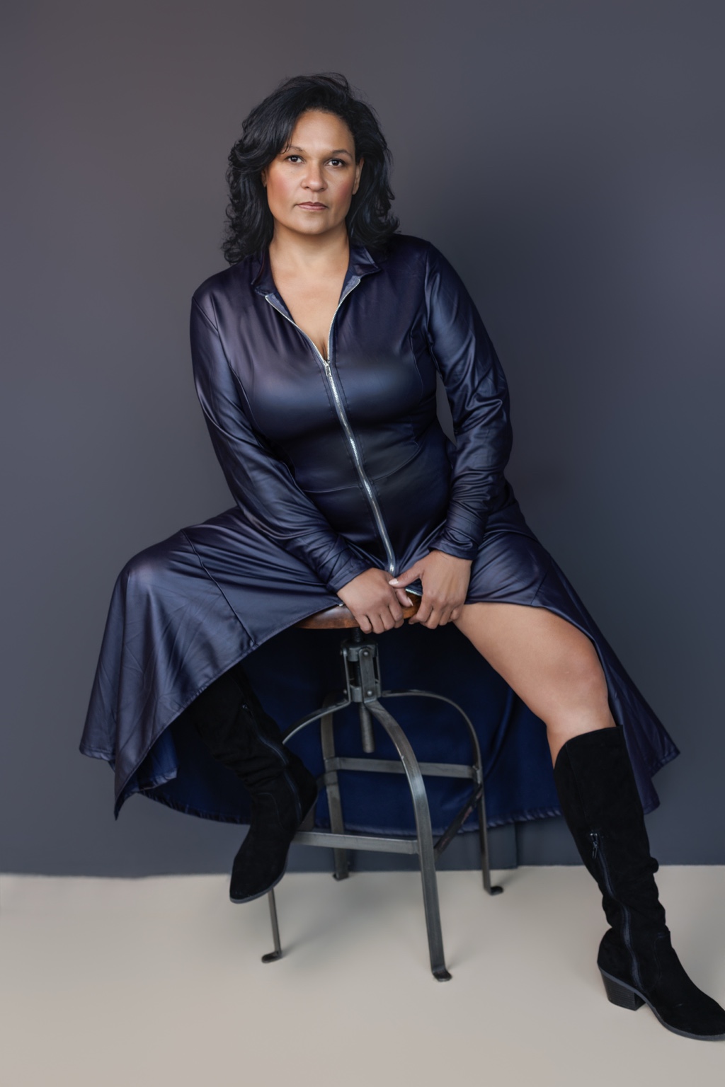 Maya Francine Thomas seated